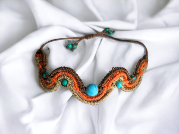 Turquoise Macrame Bracelet